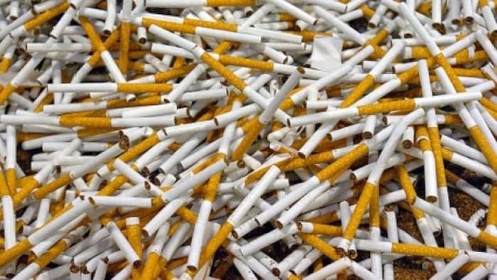 Des cigarettes de contrebande.