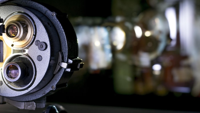 Un projecteur de films.