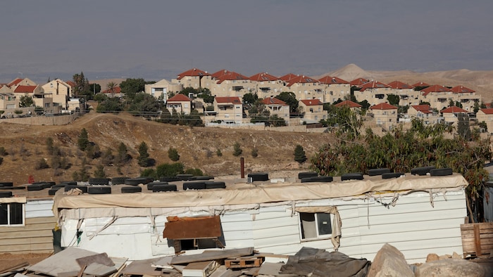 La colonie israélienne de Maale Adumim, en Cisjordanie palestinienne occupée par Israël, à environ sept kilomètres à l'est de Jérusalem, le 24 juillet 2026.