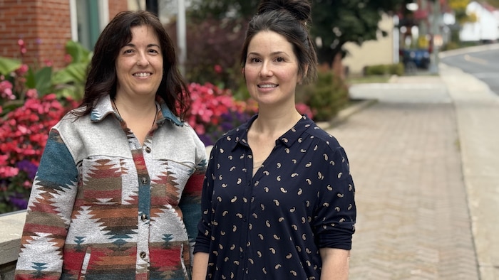 Emilie Saindon et Mélissa Tanguay.