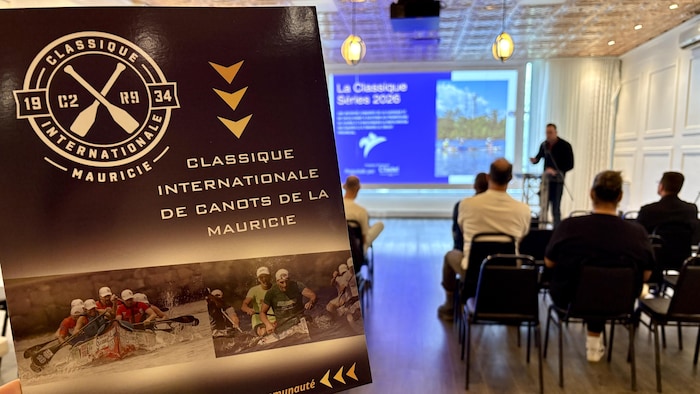 Un point de presse de la Classique internationale de canots de la Mauricie