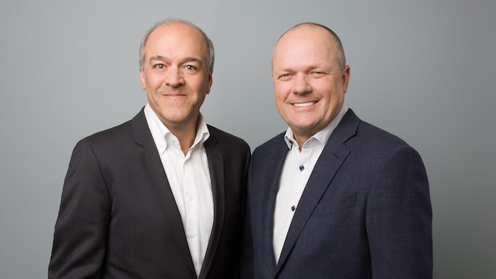 Claude Choquette (à gauche) et Daniel Gauthier (à droite).