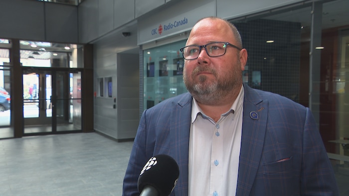 Claude Villeneuve, candidat du Parti québécois dans Jean-Lesage.