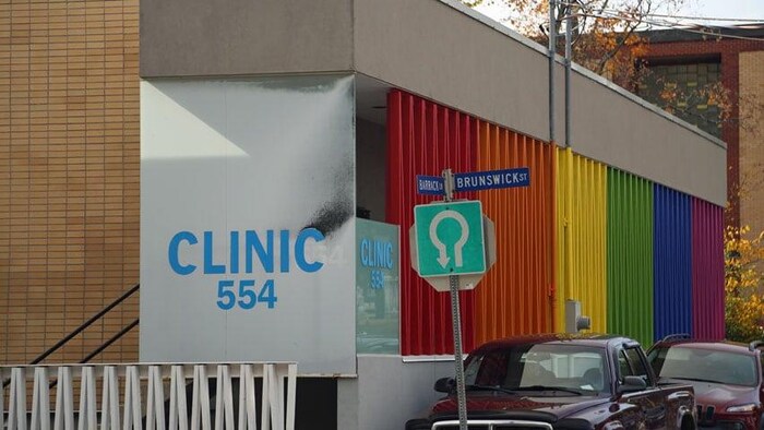 La clinique 554 au centre-ville de Fredericton.