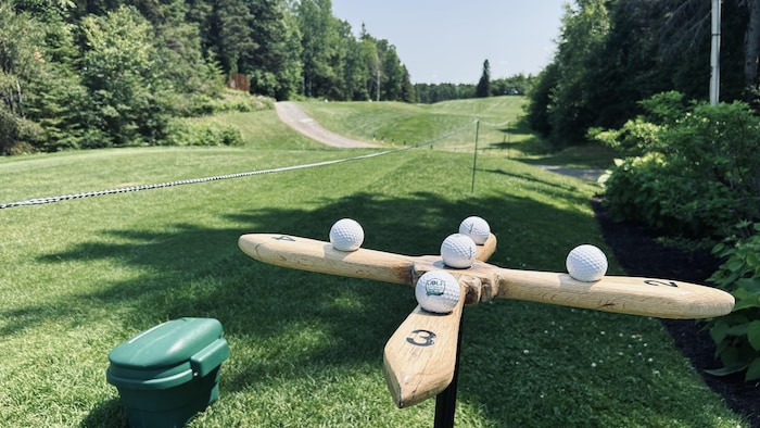 Des balles de golf