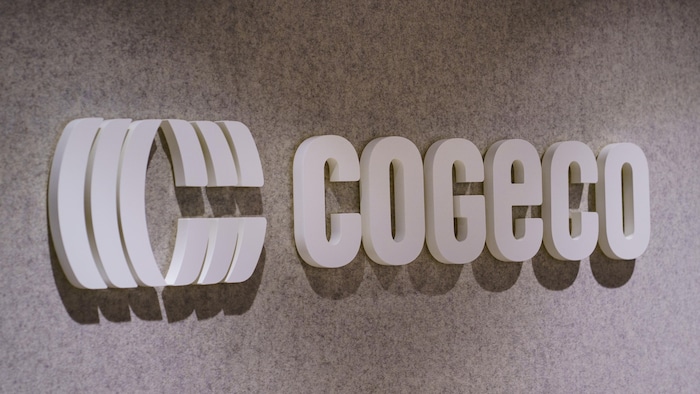 Le logo de Cogeco, à ses bureaux à Montréal.