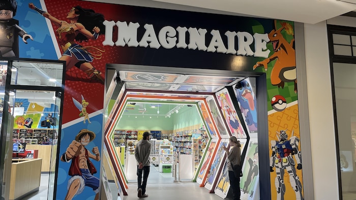 L'entrée de la boutique Imaginaire.