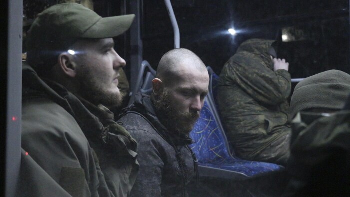 Des combattants ukrainiens.