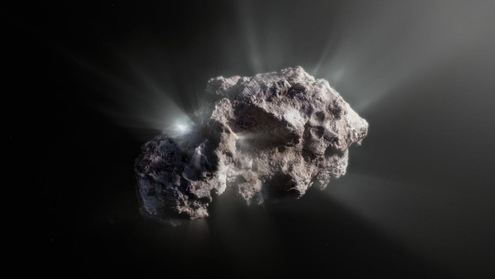 La comète 2I/Borisov ressemble à une roche poreuse.
