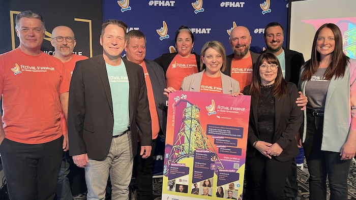 Comité organisateur du 28e Festival d'humour de l'Abitibi-Témiscamingue à Val-d'Or.