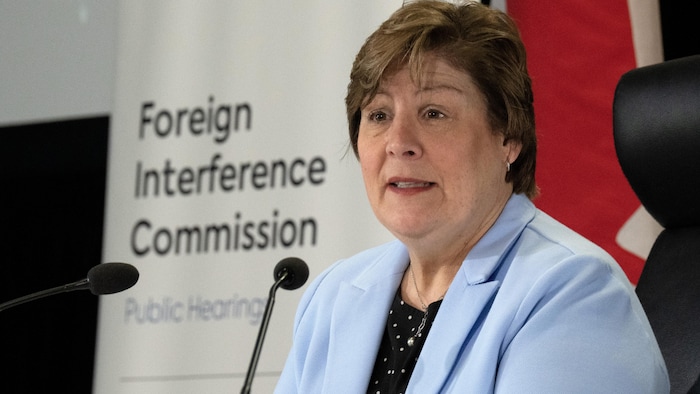 外国干预加拿大大选调查委员会专员霍格（Marie-Josee Hogue）。