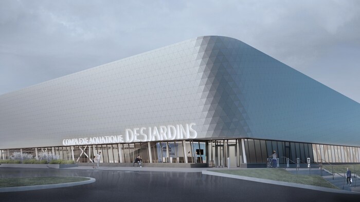 Un plan du complexe aquatique.