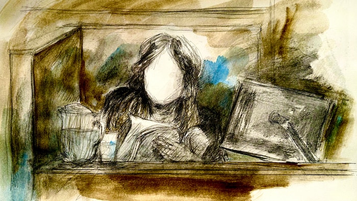 illustration judiciaire du procès.
