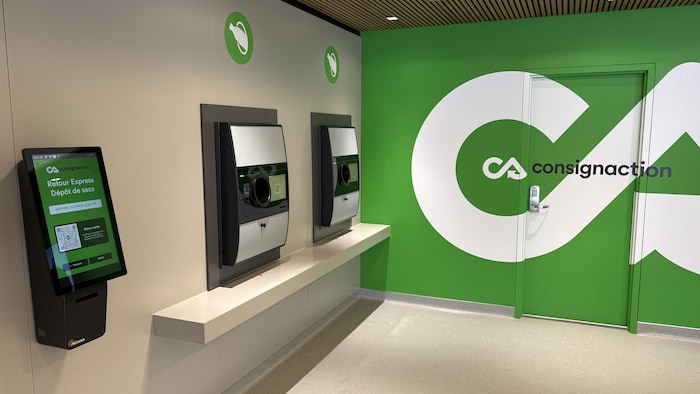 Deux récupératrices automatisées.