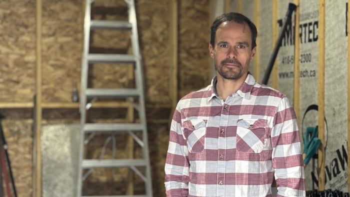 Boris Tremblay prend la pose.