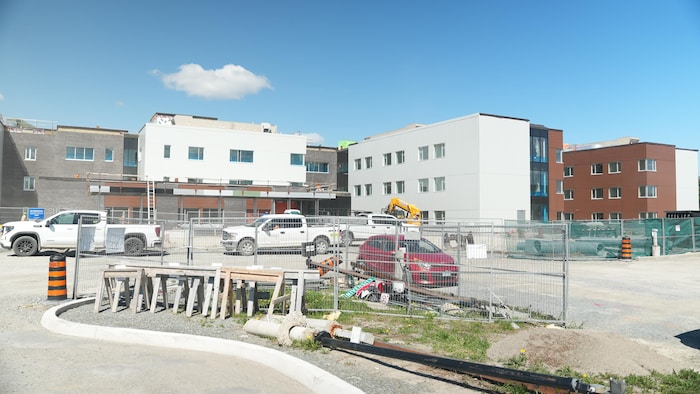 Les travaux de construction au nouvel établissement de soins de longue durée Golden Manor à Timmins.