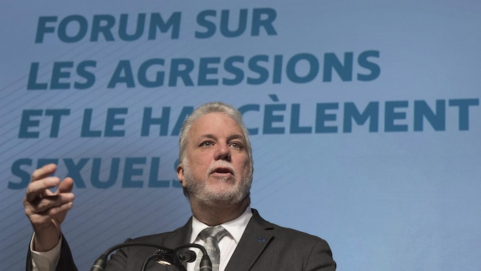Le premier ministre du Québec, Philippe Couillard.