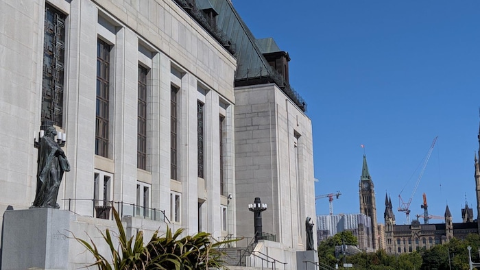 La Cour suprême du Canada à Ottawa.