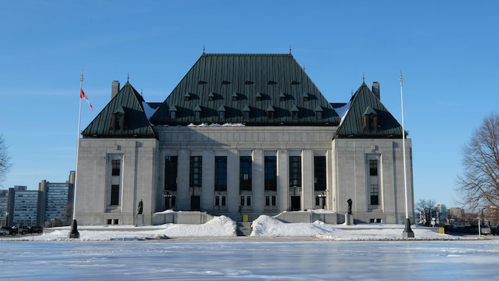 La Cour suprême du Canada vu de l'extérieur.