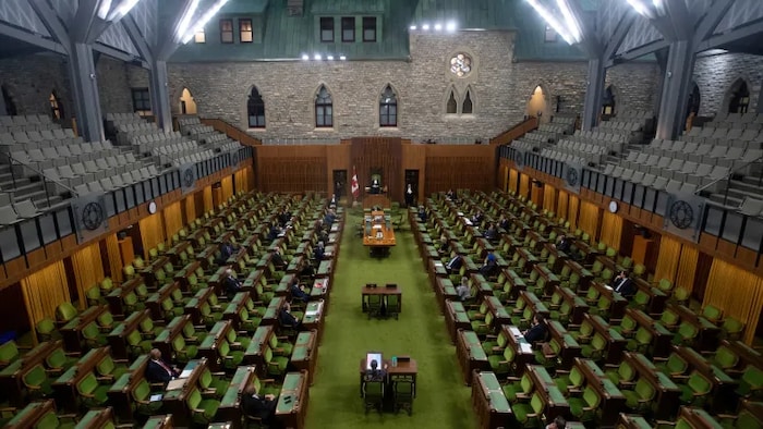 The House of Commons in Ottawa on Tuesday March 24, 2020.