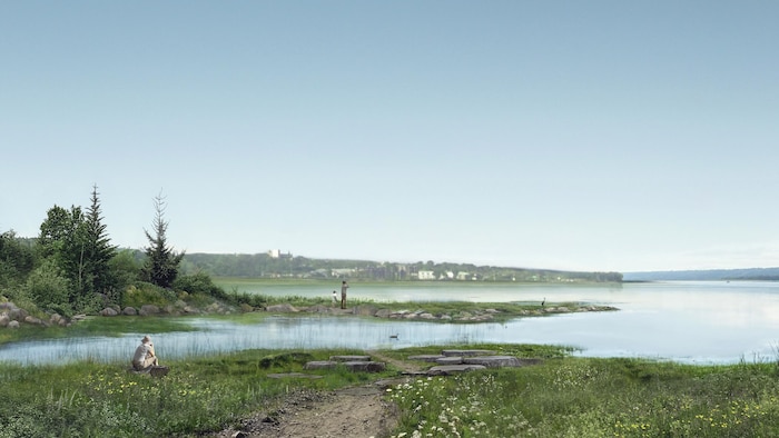 Illustration de la promenade Samuel-De Champlain.