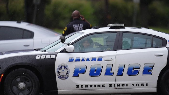 Une autopatrouille de la police de Dallas.