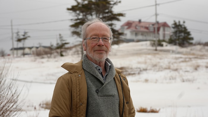 Le maire de Percé, Daniel Leboeuf. 
