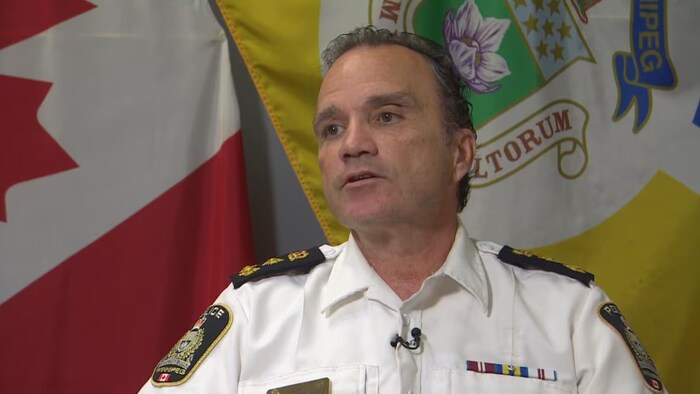 Le chef du Service de police de Winnipeg, Danny Smyth.