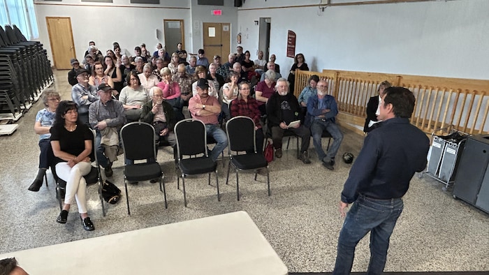 Dany Morency s'adresse aux citoyens.