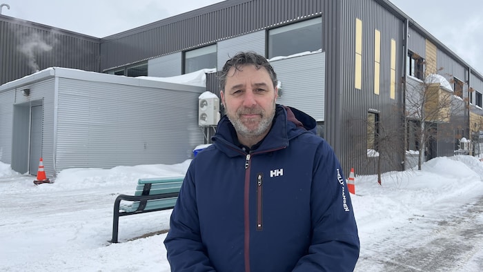 Dave Bouchard, le coordonnateur des travaux publics à Alma.