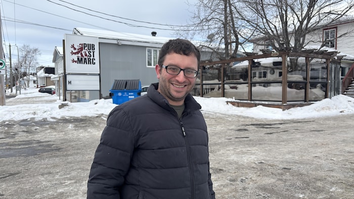 David Lavoie-Bisson sourit.