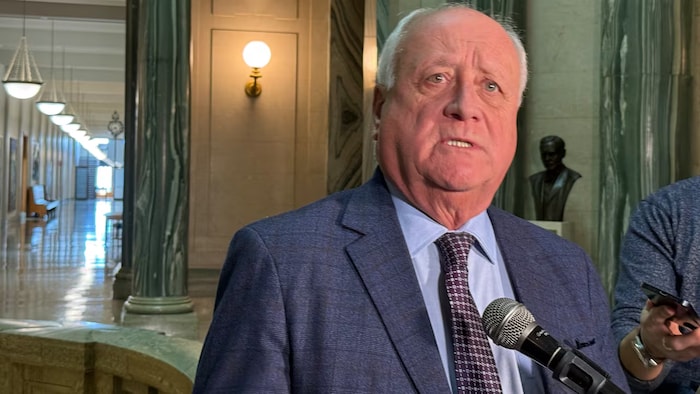 Le ministre de l'Agriculture de la Saskatchewan, David Marit, le 10 mars 2026.