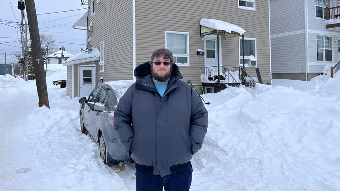 David Marleau réside dans un logement situé dans la future zone tampon.