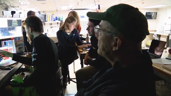 David Mearns, chasseur d'épaves et coresponsable scientifique de l'expédition à bord du bateau l'Atlantis.