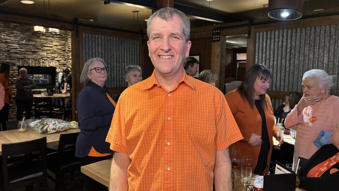 David Timeriski souriant.