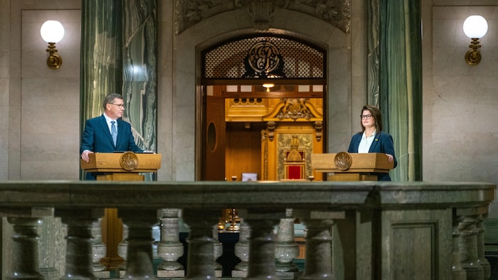 Campagne électorale en Saskatchewan les candidats voient la ligne d