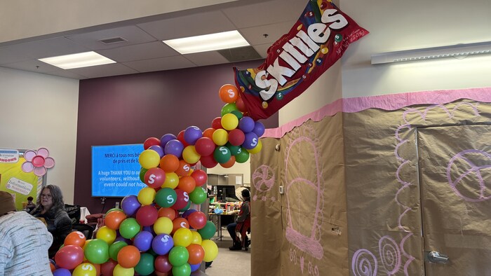 Un sac de bonbons.