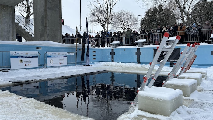 Le trou d'eau glacé
