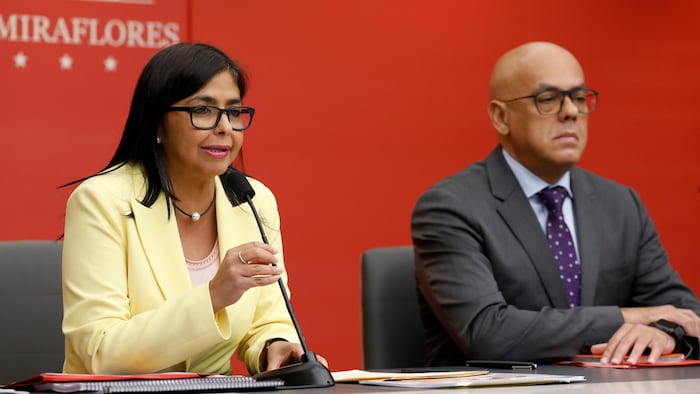 Delcy et Jorge Rodriguez en 2018.