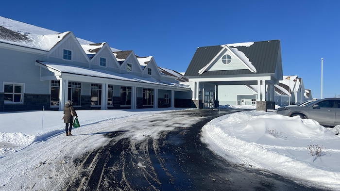 L'extérieur de la Maison Providence à Shediac.