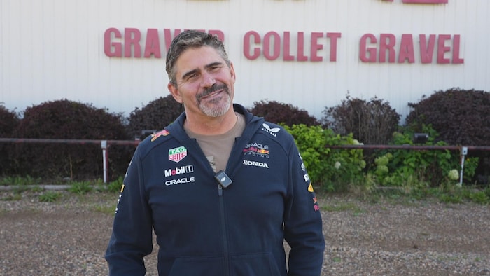 Denis Collet, président de Gravier Collet Gravel.
