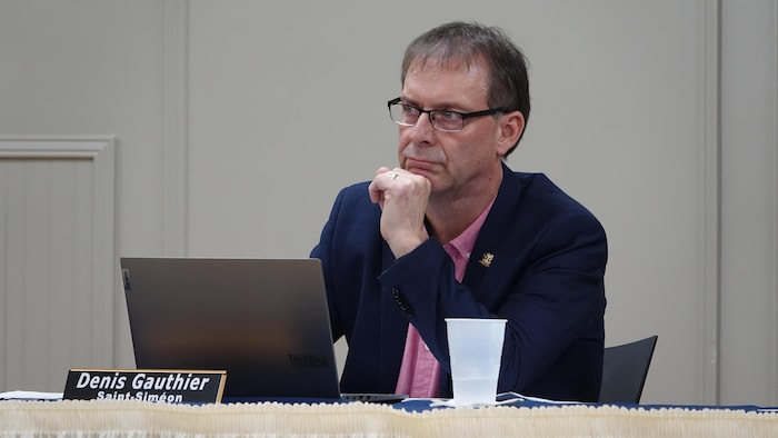 Denis Gauthier, maire de Saint-Siméon.