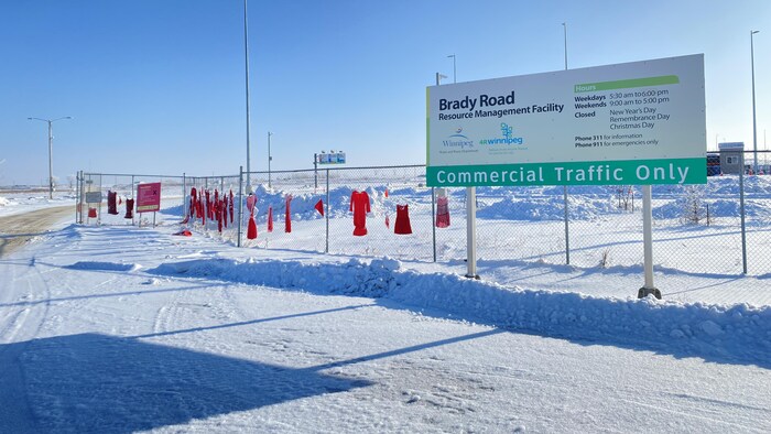 La décharge du chemin Brady, près de Winnipeg.