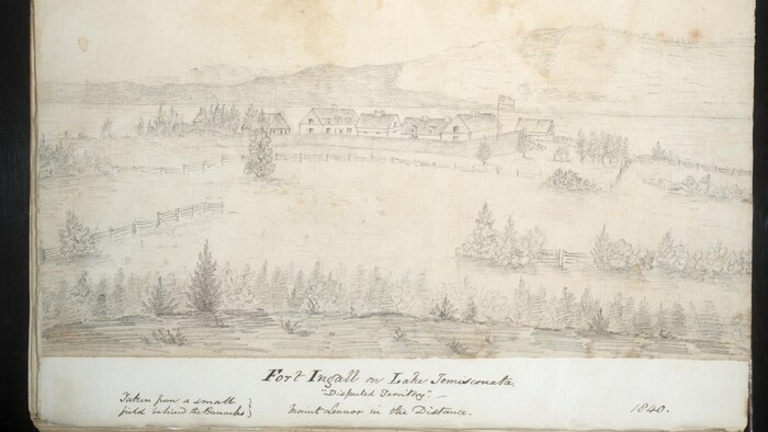 Un dessin de Fort Ingall.