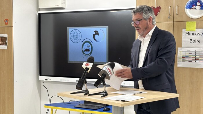 Le directeur de l'éducation par intérim de Kitcisakik, Jean-Maurice Matte.
