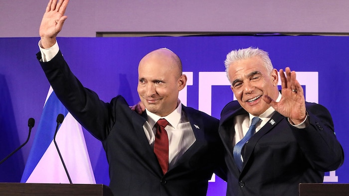 Naftali Bennett et Yaïr Lapid.