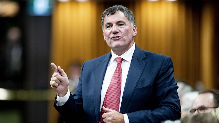 Dominic LeBlanc, ministre responsable des relations commerciales entre le Canada et les États-Unis.