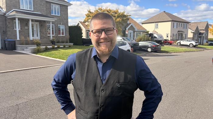 Dominique Dumas, candidat du Parti conservateur du Québec dans la circonscription de Chutes-de-la-Chaudière