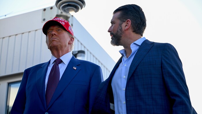 Donald Trump et son fils, Donald Trump junior.