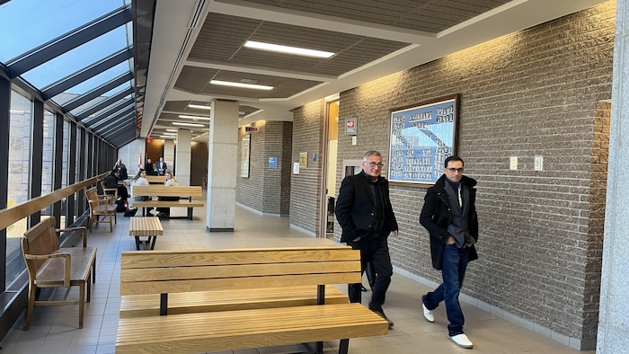 Dorian Escalon au palais de justice